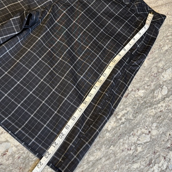FILA Sport Golf Black & Gray Plaid Shorts - Picture 8 of 10
